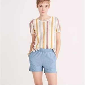 MADEWELL CHAMBRAY SHORTS